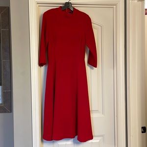 Gorgeous red midi dress